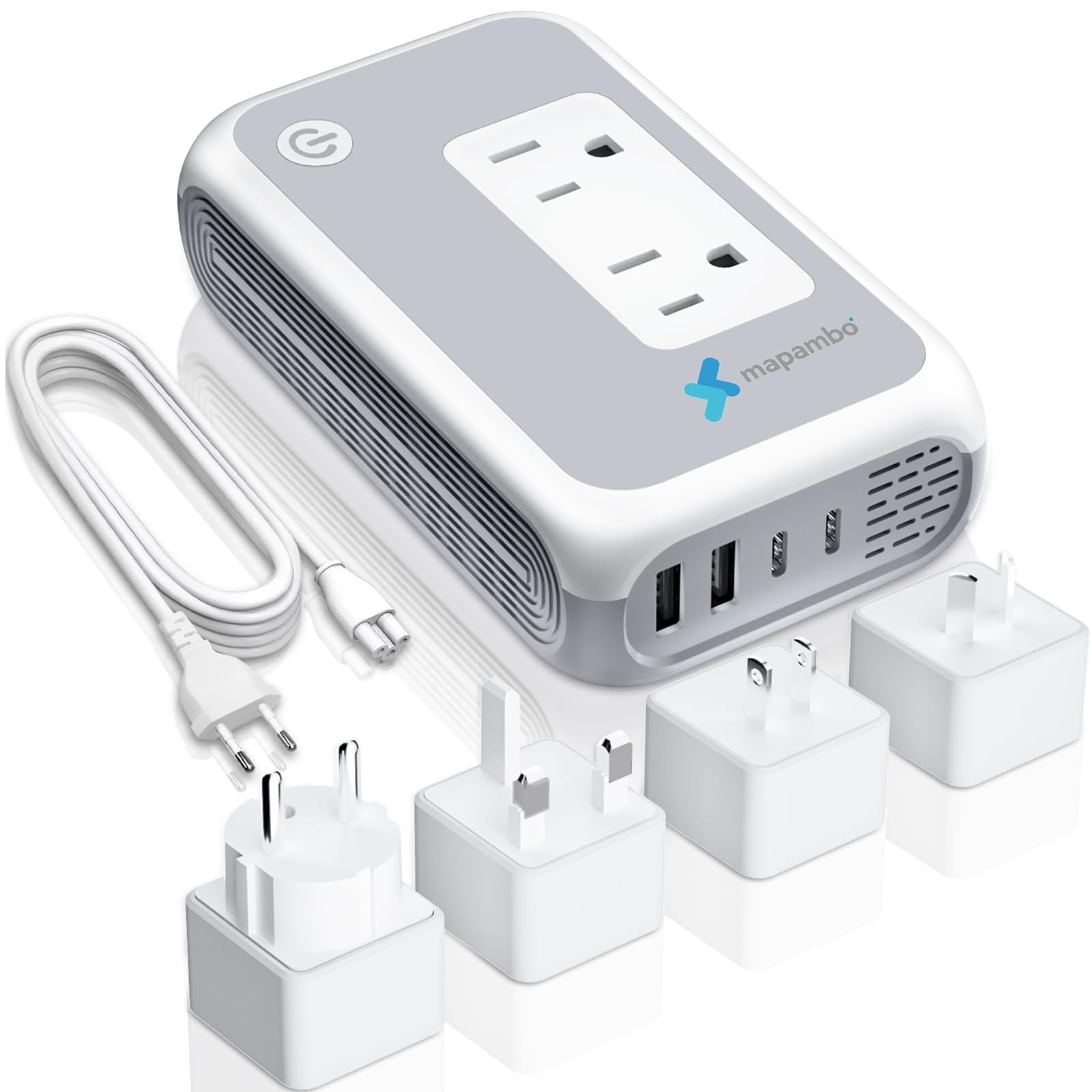 Conversor De Tensão Mapambo 220v A 110v Para Ferros De Ondulação