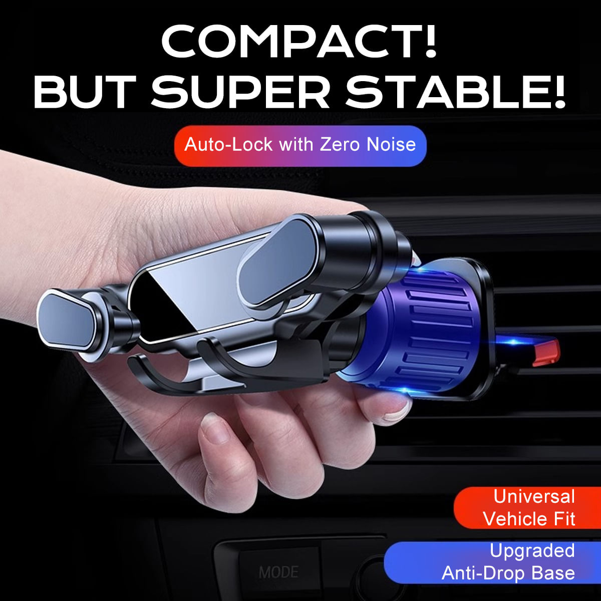 Suporte Para Telefone De Carro Chengquan Textured States Bucket Tooth