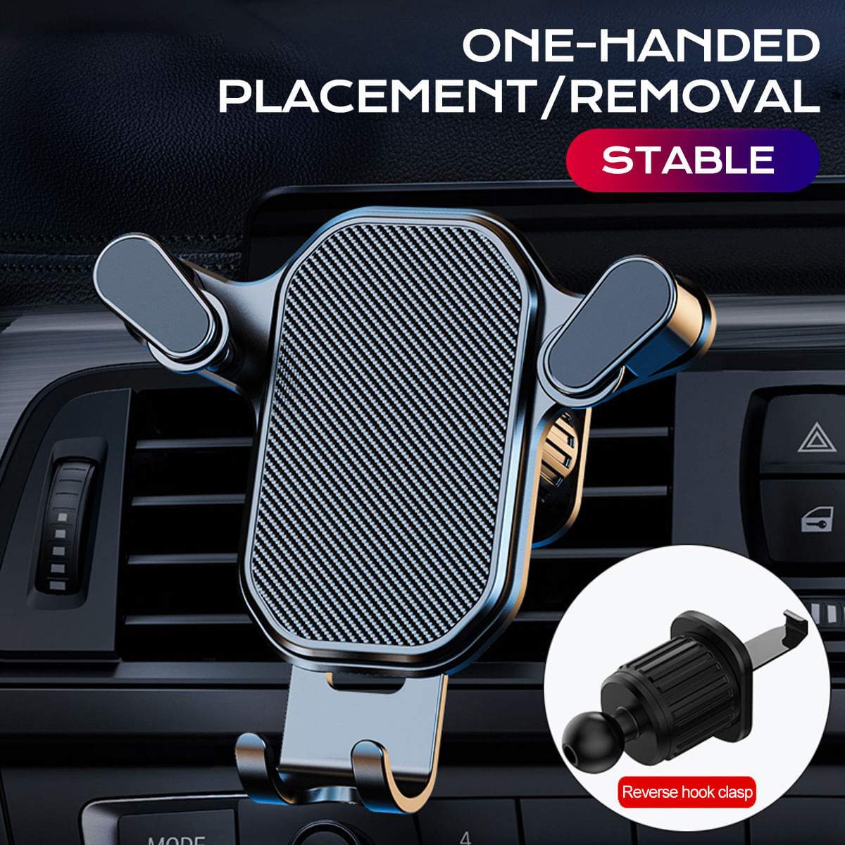 Suporte Para Celular Car Vent Phone Mount Gravity Chengquan