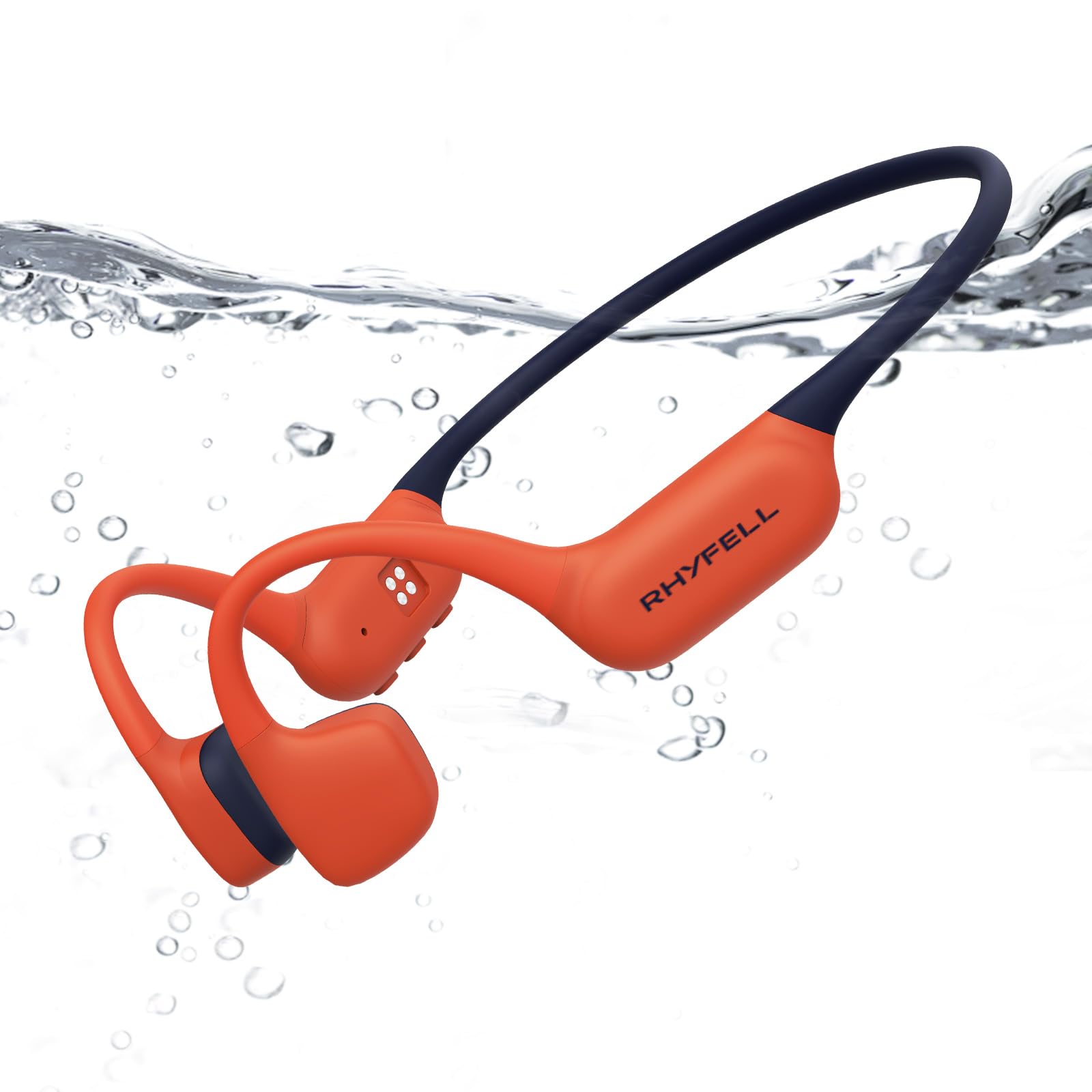 Fones De Ouvido Esportivos Rhyfell Open-ear Bone Conduction 32gb Ip68