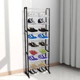 Sapateira Multiuso Vertical 10 Prateleiras Metal Organizada