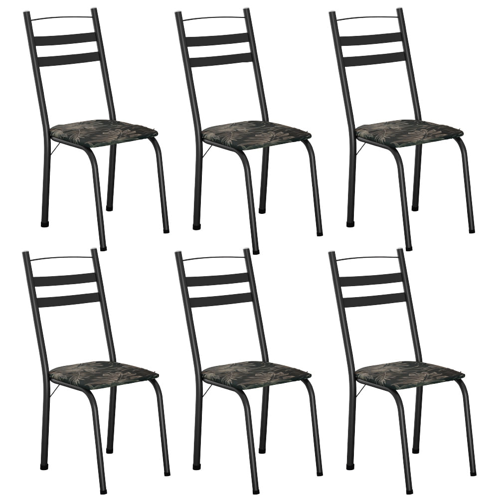 Conjunto Com 6 Cadeiras Leia Artefamol