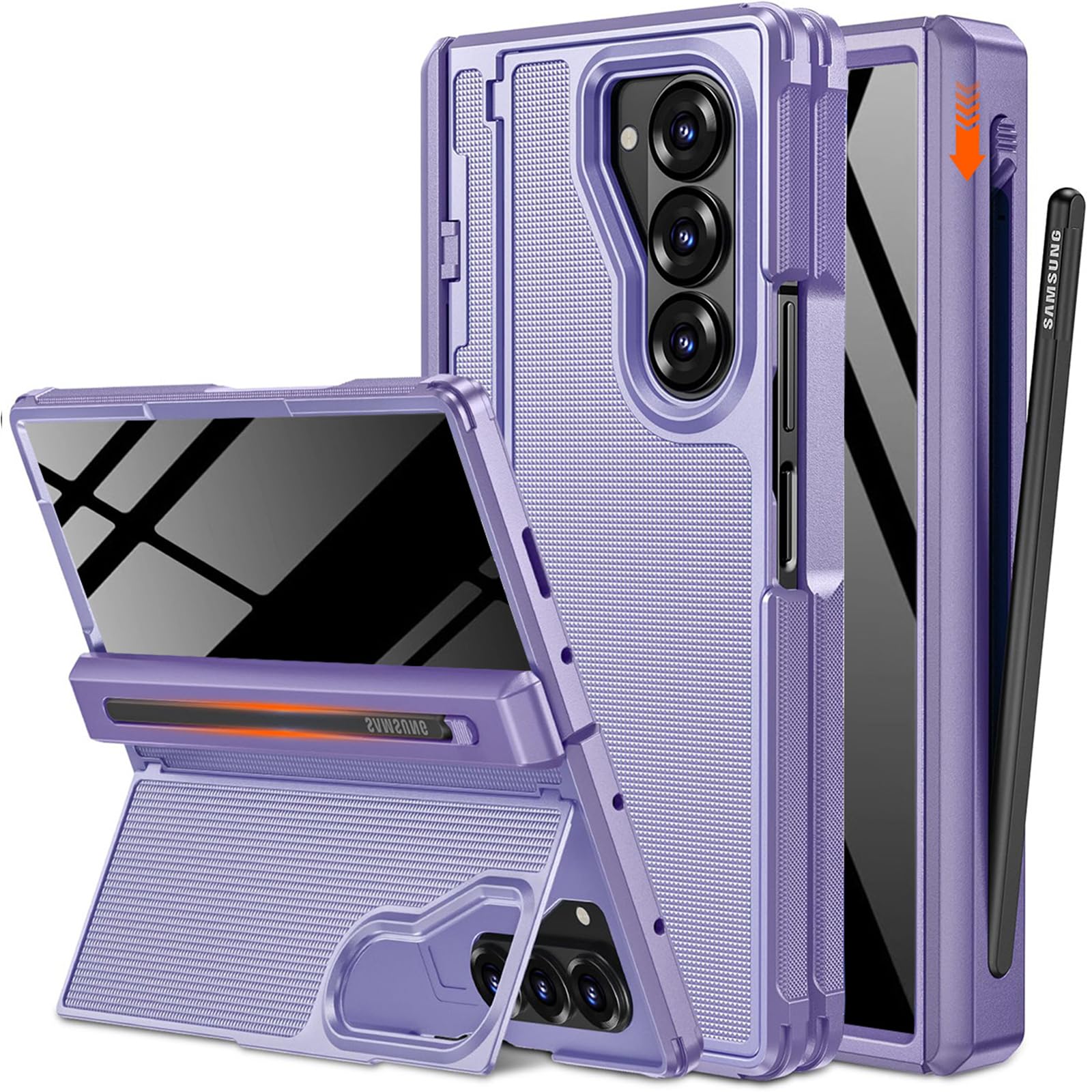Capa De Telefone Ninki Para Samsung Galaxy Z Fold 7 Com Slot Para Caneta S