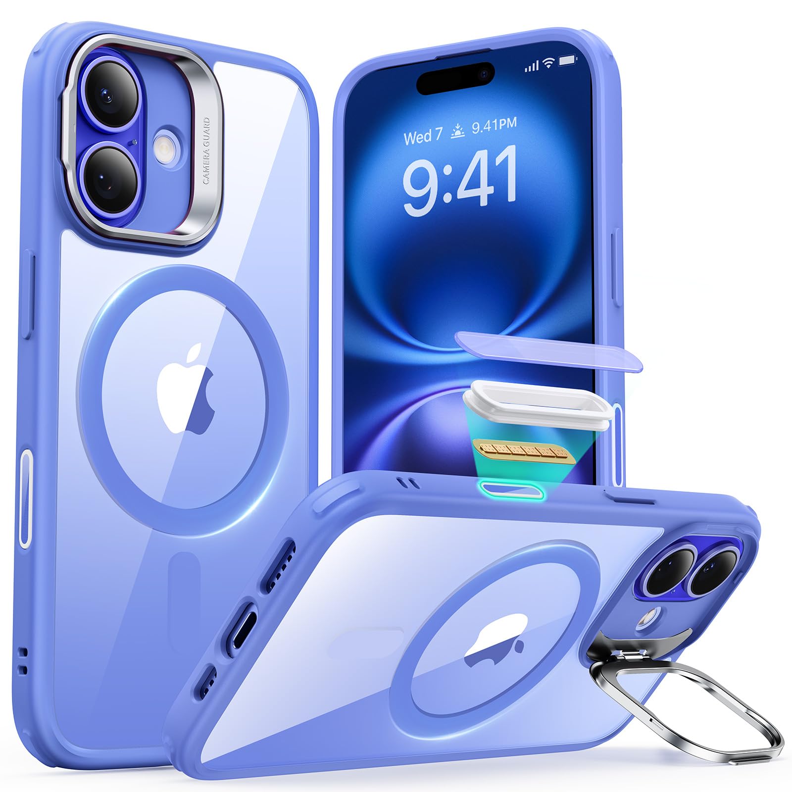 Capa De Telefone Esr Para Iphone 16 Plus Com Controle De Câmera Magsafe