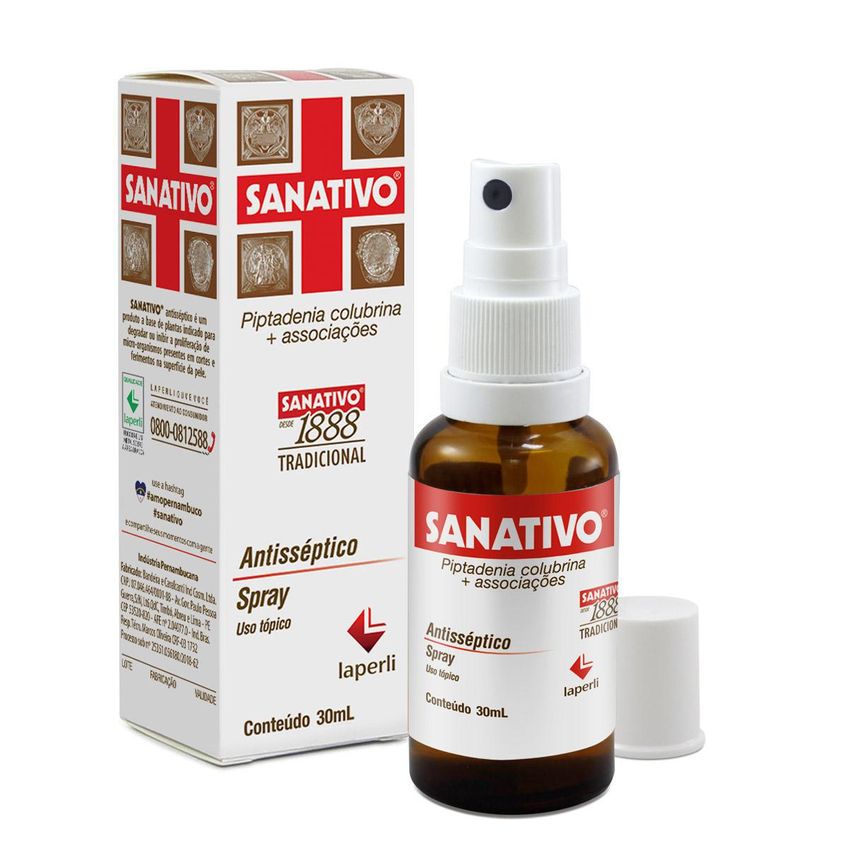 Antisséptico Sanativo 30ml Spray Tradicional - imagem 4