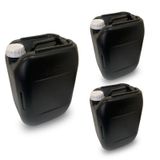 Bombona Preta Reciclada Industrial Padrão Iso - 3 Pçs