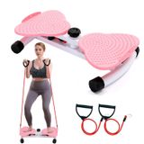 Máquina De Exercícios Twist Board Wooo Waist Twisting Rosa