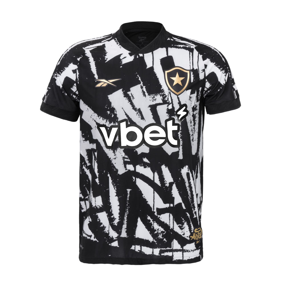 Camisa Botafogo Oficial 4 Aura 90 2025/26 Masculina