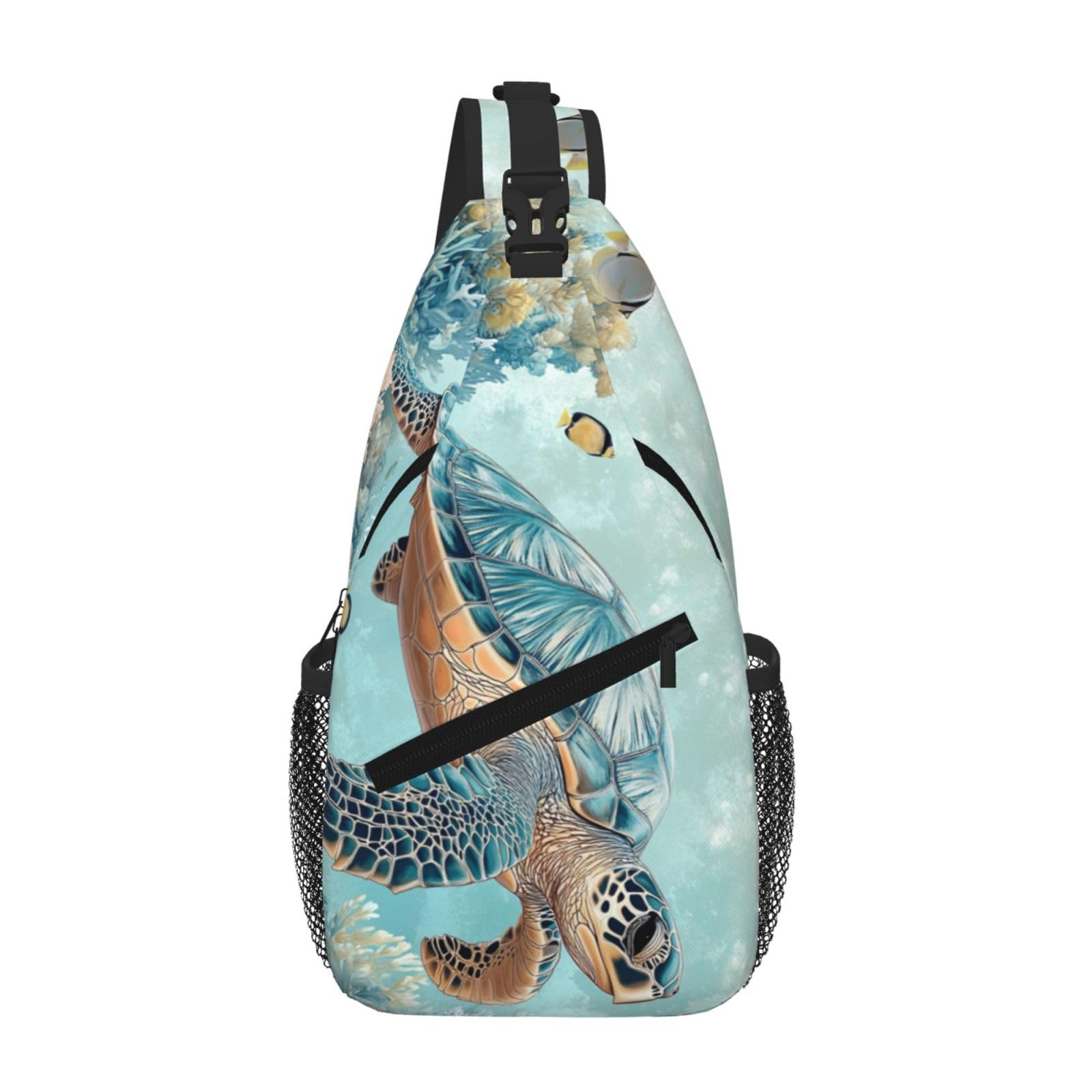 Bolsa De Estilingue Supluchom Turtle Sea Coral Ocean Waterproof
