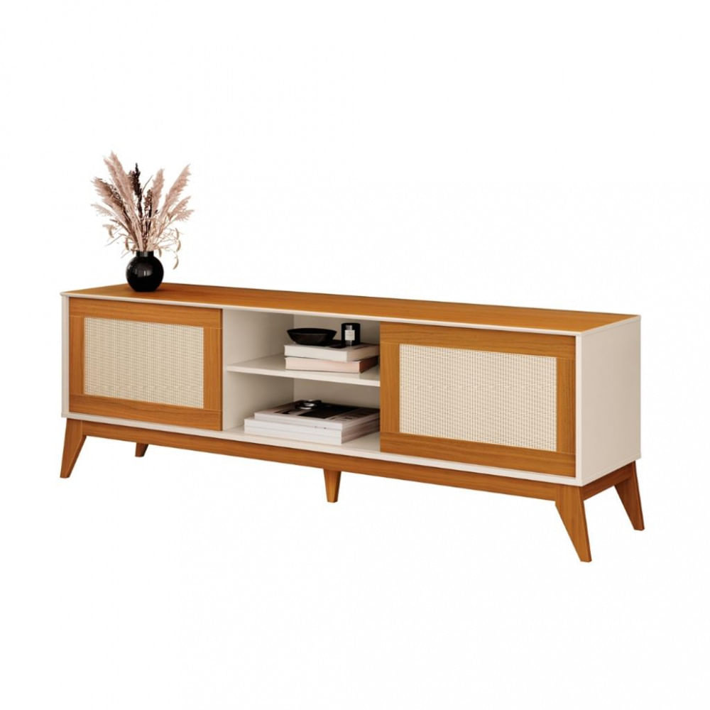 Rack Para Tv Até 65 Polegadas 2 Portas 180cm Andros Edn Móveis