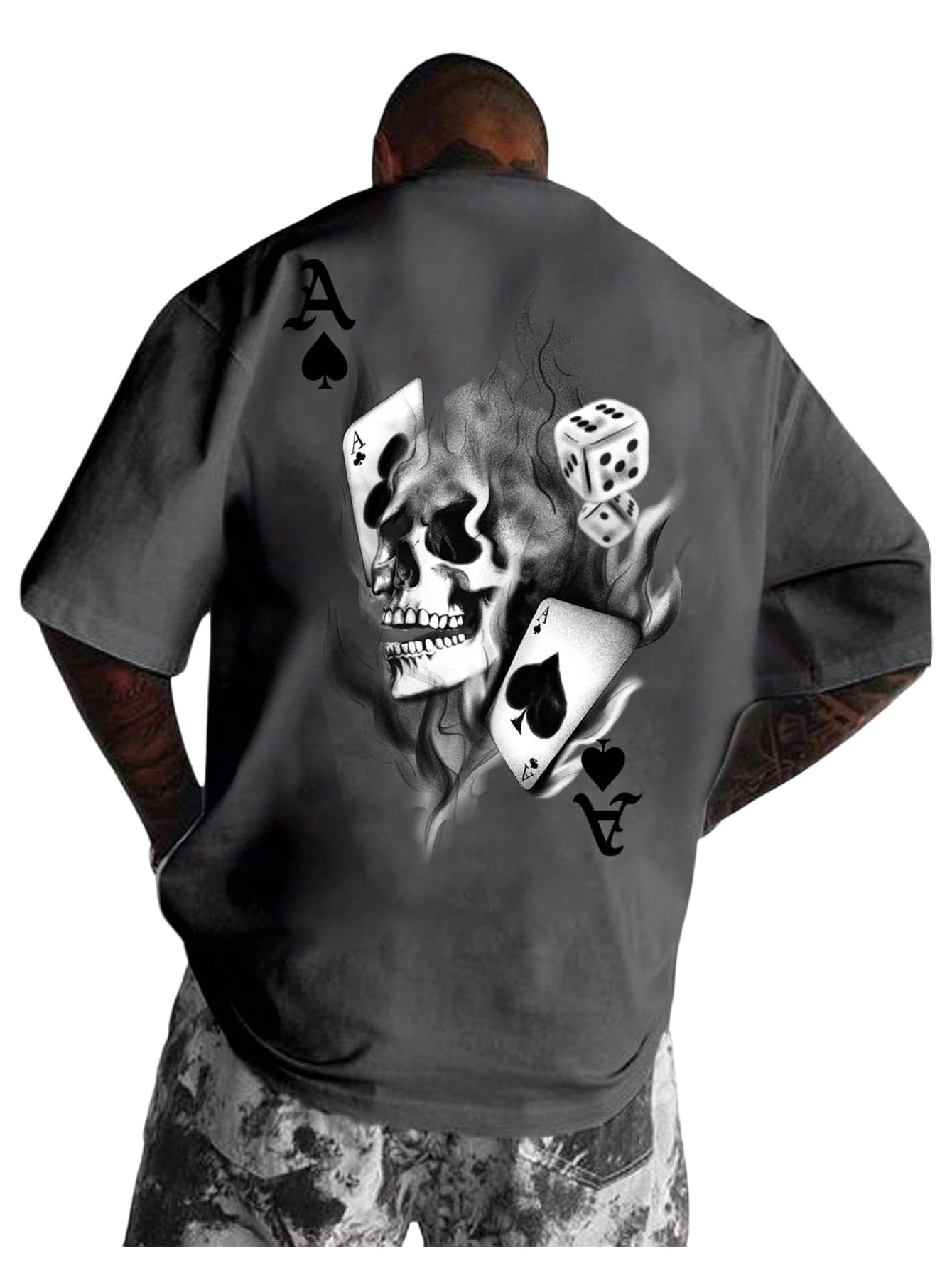 Camiseta Masculina Gorglitter Com Estampa Labial Estampada E Blusa Solta