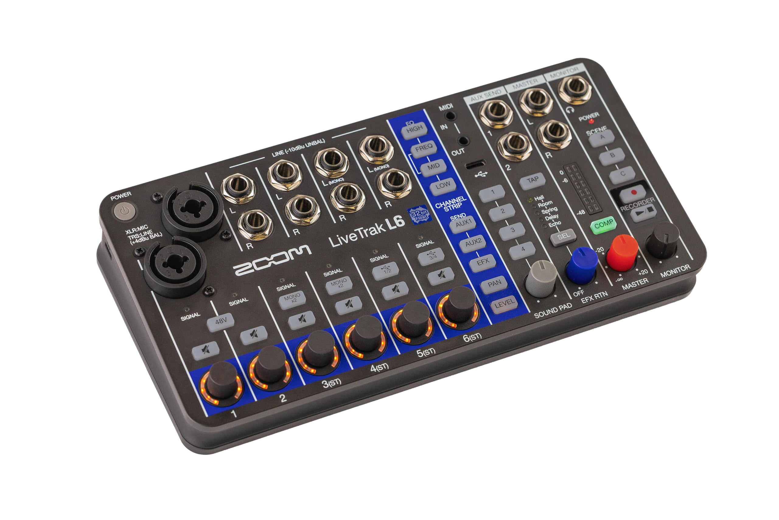 Mixer Digital Compacto Zoom Livetrak L6 De 10 Canais - Carrefour