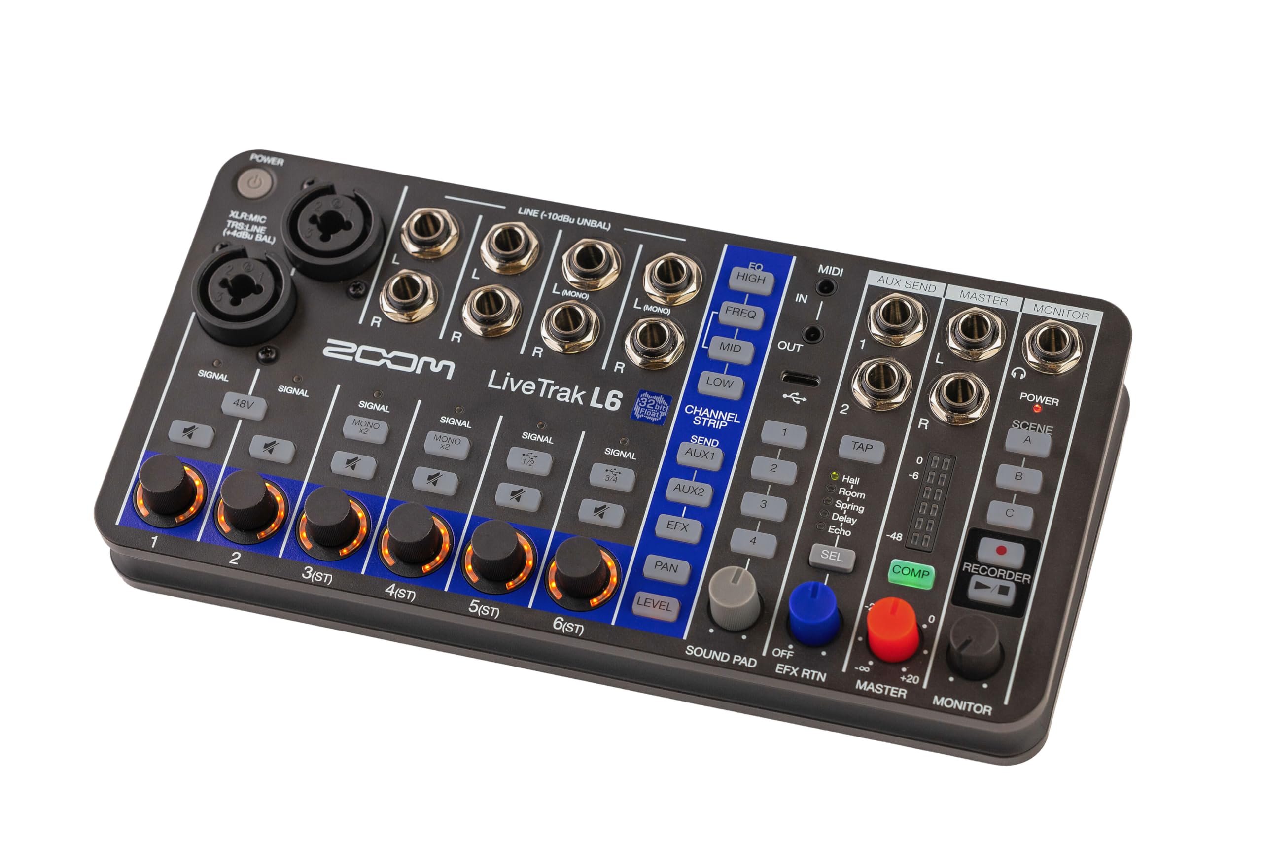 Mixer Digital Compacto Zoom Livetrak L6 De 10 Canais - Carrefour