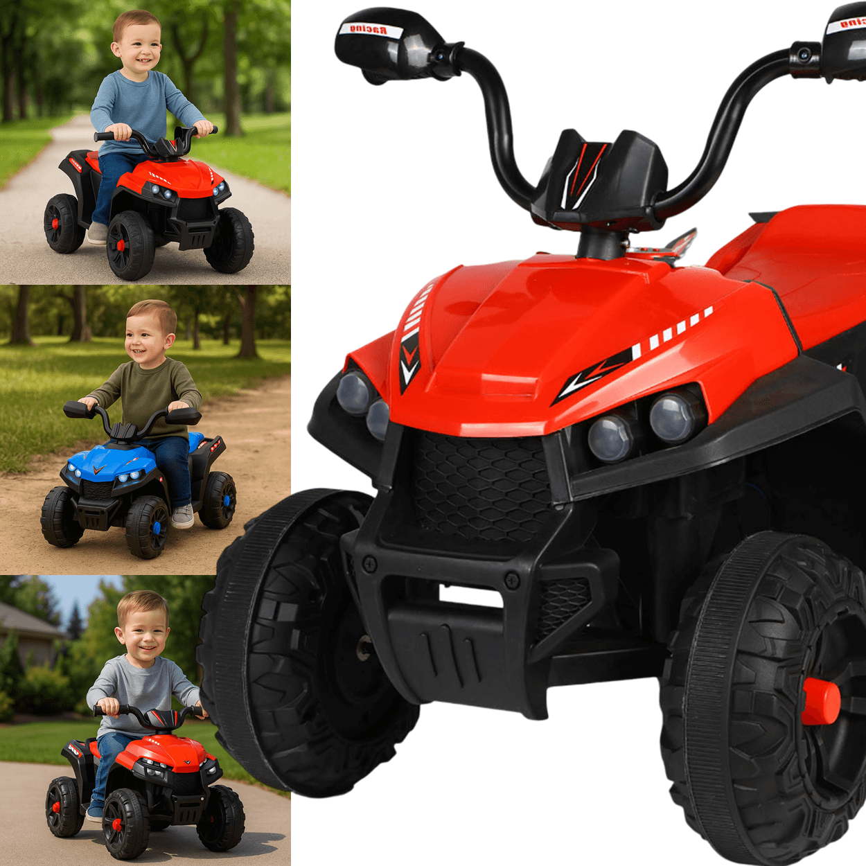Quadriciclo Elétrico Bang Toys Speedtrail Rider Vermelho 12v0 - Carrefour