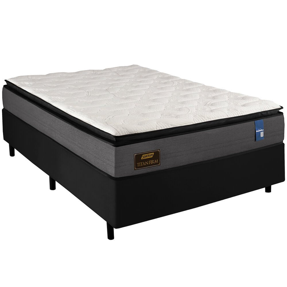 Base Para Cama Box Casal Titan Firm 138x188 Gazin