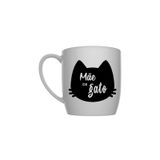 CANECA PORCELANA PERSONALIZADA MÃE DE GATO 360ML