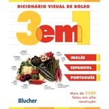 Dicionário Visual De Bolso 3 Em 1 - Inglês, Espanhol, Português