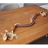 Colar De Mesa Decorativo Naru 117 Cm Moderna Mobília Marrom / Natural