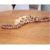 Colar De Mesa Decorativo Cipós 78 Cm Moderna Mobília Marrom / Natural