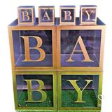 Cubo Baby Decorativo Com Visor Tran 15x15 Acrílico .
