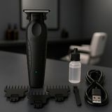 Maquina Recarregável Kemei Cabelo E Barba