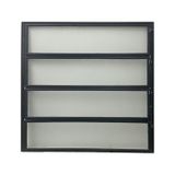 Janela Vitro Basculante 80cm X 80cm Linha Modular Preto