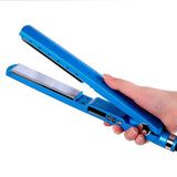 Prancha Titanium Alisador Azul Profissional Slim