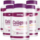 COMBO 5 COLÁGENO HIDROLISADO VITAMINA C 600 CPR TOTAL - DUOM