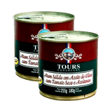 Kit 2x: Atum Sólido Em Azeite Com Tomate Seco Tours 255g
