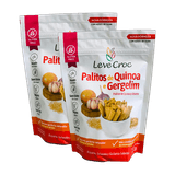 Kit 2x: Biscoito Palito Quinoa/gergelim Sg Leve Crock 120g