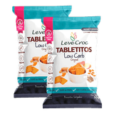 Kit 2x: Biscoito Tabletito Original Low Carb Leve Crock 50g