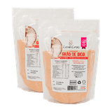 Kit 2x: Farinha De Grão De Bico Sem Glúten Leve Crock 200g