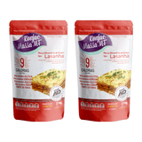 Kit 2x: Massa Konjac Tipo Lasanha 270g