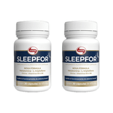 Kit 2x: Sleepfor L-triptofano 470mg Vitafor 30 Cápsulas