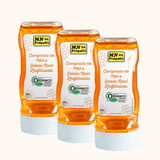Kit 3x: Composto De Mel E Geléia Real Orgânico Mn Food 280g
