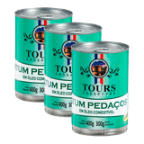 Kit 3x: Atum Pedaços Em Óleo Tours 400g