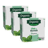 Kit 3x: Chá Orgânico De Hortelã Organic 10 Sachês