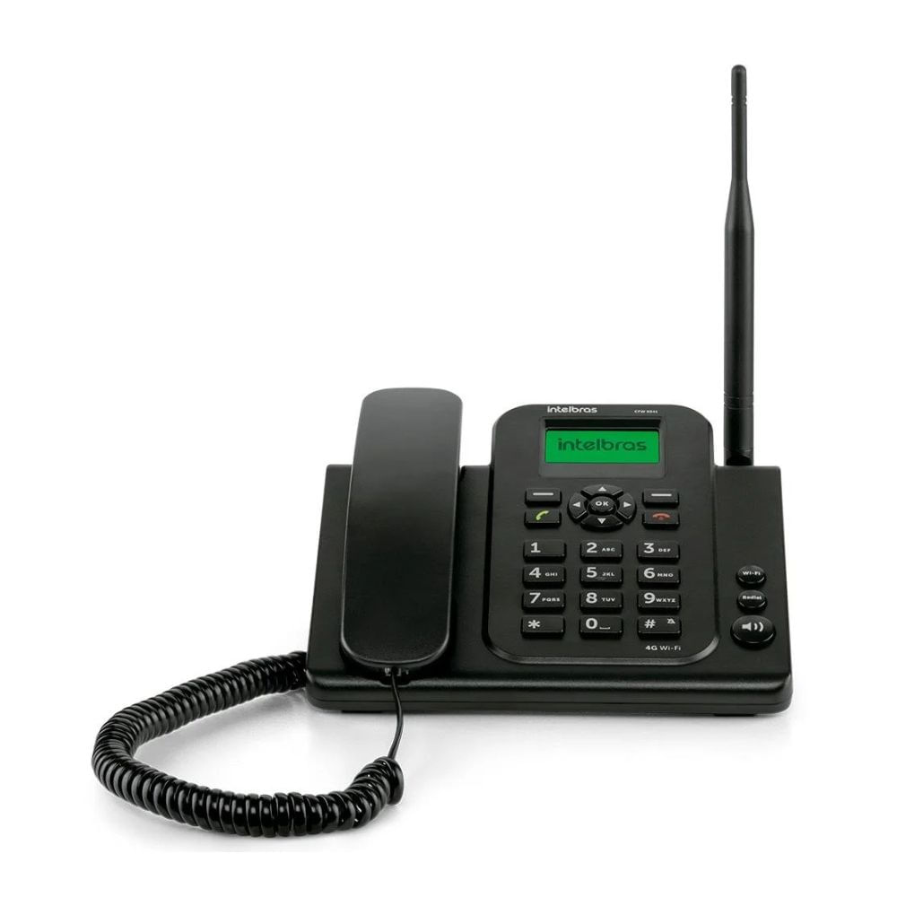 Telefone Celular Fixo 4g E Wi-fi Intelbras Cfw9041 Preto
