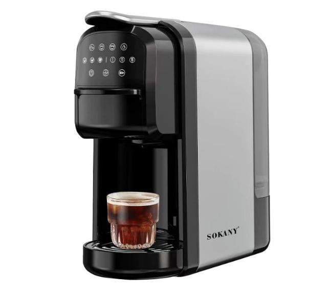 Cafeteira Expresso Sokany 3 em 1 Cinza/preto 220v - LG-sk76