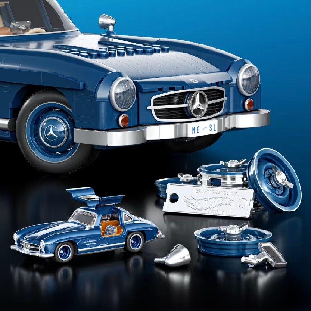 Hot Wheels Brick Shop Premium Mercedes-benz 300 Sl - Mattel