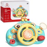 Volante Interativo Som/luz Divertido Intuitivo Bebe Castela