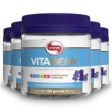 Kit 5 Vita Bear Multivitamínico Vitafor 60 Gomas