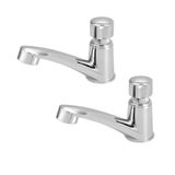 Kit 2 Torneiras Automática Lavatório Banheiro C/temporizador