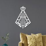 Escultura De Parede em MDF Nossa Senhora