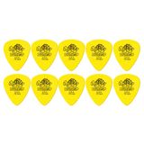Kit 10 Palheta Tortex Dunlop U.s.a Amarela .73mm
