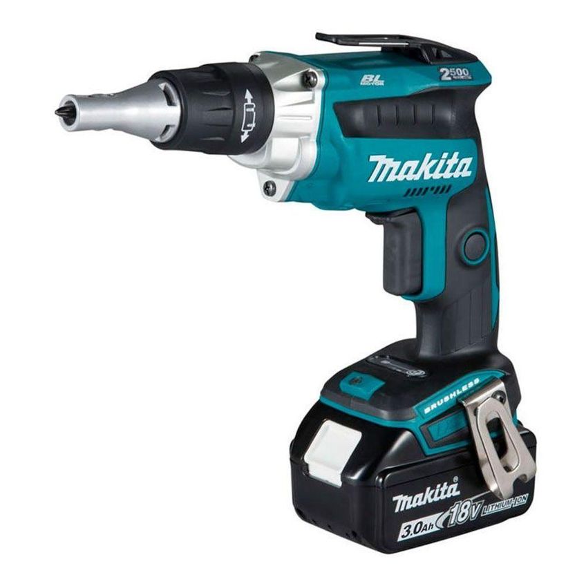 Parafusadeira Sem Fio 18v Encaixe 1-4'' Com 2 Baterias Carregador Bit Maleta Dfs250rfe Makita - imagem 5