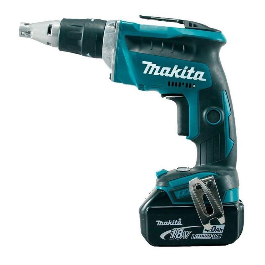 Parafusadeira Sem Fio 18v Motor Bl Resistente Água 2 Baterias Carrregador Maleta Dfs452rfe Makita - imagem 4