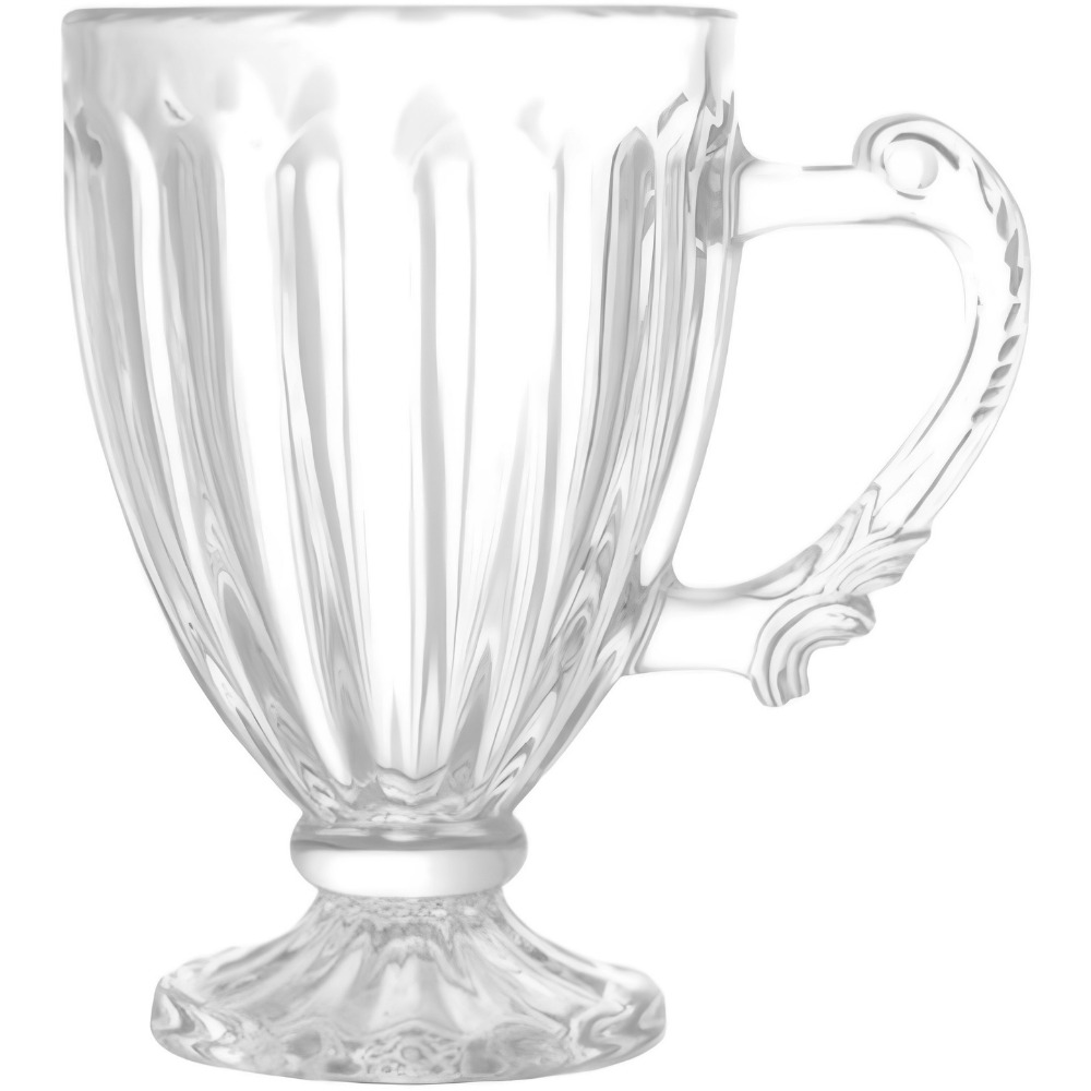 Caneca De Vidro Roma 190ml Lanty (ke Home)