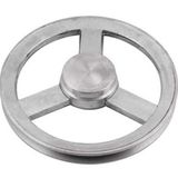 Polia Alumínio 160mm 1 Canal Perfil A Vonder