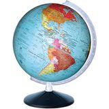 Globo Terrestre Político Studio Base Preto 30cm